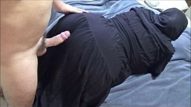 Muslim Arab woman has her ass ripped open by a thick cock.