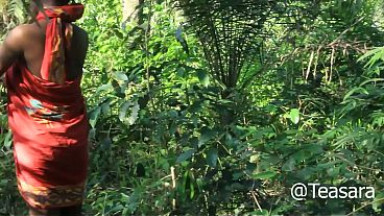 African outdoor bush fuck orgasm