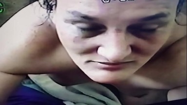 raunchy Rita getting another cum facial