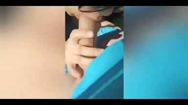 Outdoor blowjob