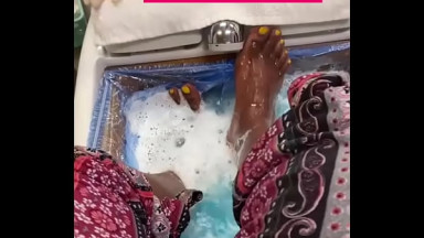 Pedicure feet