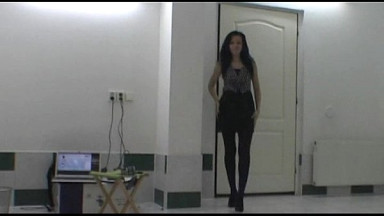 Hot czech brunette lapdances and does BJ