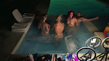 Hardcore Hot Tub Orgy Deliah Grace, Lilith Fox, Nikki Zee