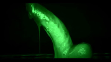 sticky slimy handjob