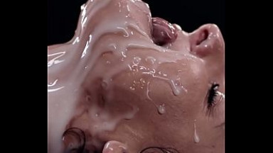 Hardcore Bukkake - Cumflation Belly Fetish