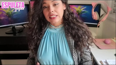 Guided handjob - POV - a naughty boss asked for a work meeting
