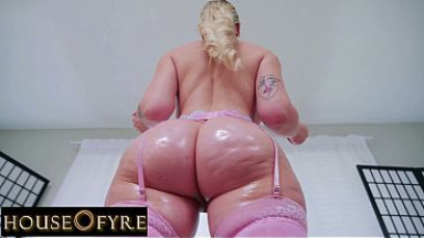 HOUSEOFYRE- Big Oiled Butts Lucky Kay Love is BACK!