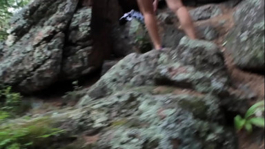 Hot Woman Naked Outdoor. Peeping Fetish. Nude Walk