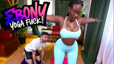 Yoga Pants Ripped for BBC: Lexi&rsquo;s Big Ass Gets Oiled & Pounded