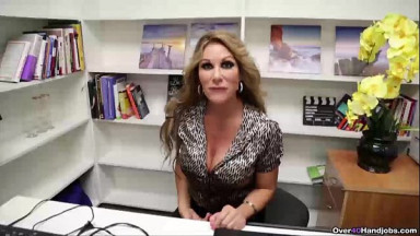 over40-Busty milf POV handjob
