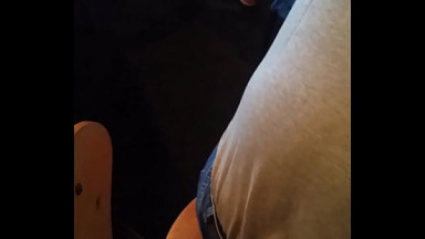 Quick candid feet