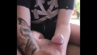 Quickie handjob