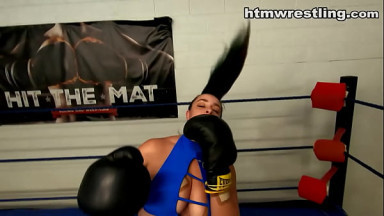 Thicc Babe POV Boxing Ryona