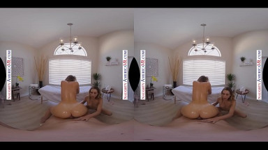 Naughty America massage parlor with hot blondes Aiden Ashley & Tiffany Watson