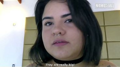 Reverse Cowgirl on His Lap, Jeans Down... He Spanks Her Thick Ass Red