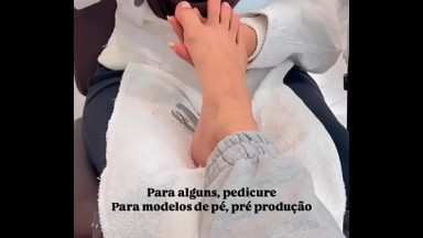 Me preparando para amanh&atilde;!#feet