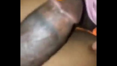Naija hairy pussy about to get pounded hard (Naija Pussy)