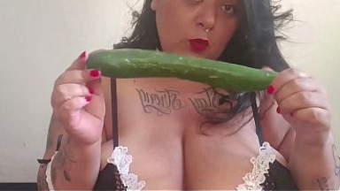 Resolvi virar vegana e comi legumes pela buceta - Mary Jhuana