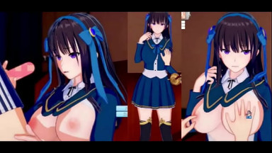 【エロゲーコイカツ！】 素直クール黒髪ロング爆乳JK(オリキャラ)がおっぱい揉みまくられる３DCGエロアニメ動画
