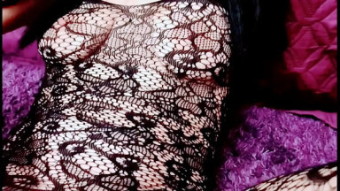 Beautiful masturbation with wide spread legs
