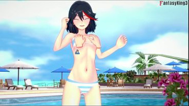 Ryuko Matoi POV bikini sex | Killlakill | Full & Pov version on Sheer & PTRN: Fantasyking3