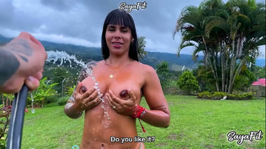 I fuck the gardener on my farm while my husband is away - Sayafit